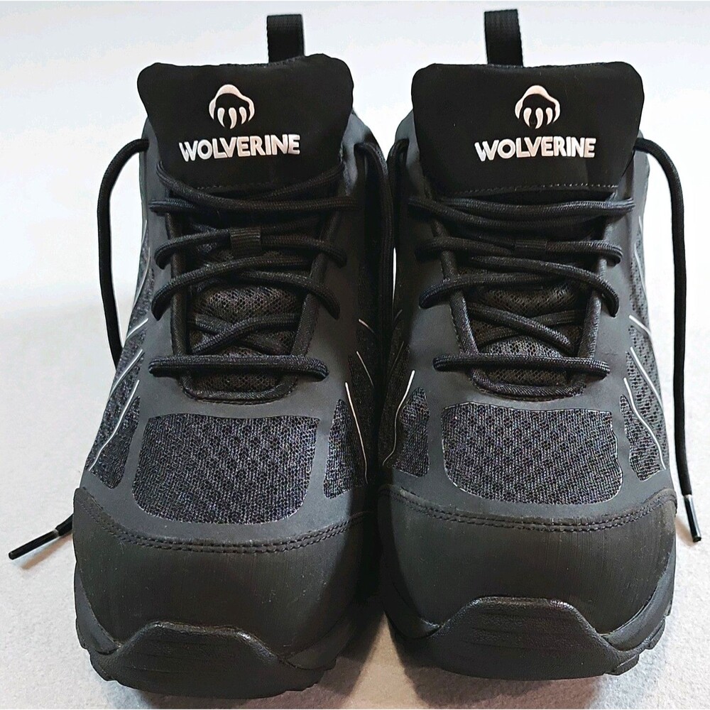 Wolverine Amherst II CarbonMax Mens 9.5M Black Work Shoes Safety Toe EH W201147